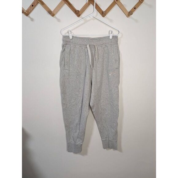 Nike Gray Drawstring Waist Sweatpants - Size L - Picture 1 of 8